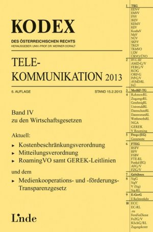 ISBN 9783707323320: KODEX Telekommunikation 2013