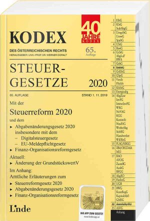 ISBN 9783707330762: KODEX Steuergesetze 2020