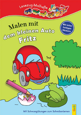 ISBN 9783707416817: Malen mit dem kleinen Auto Fritz - Lesezug Malheft