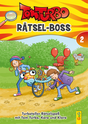 ISBN 9783707424188: Tom Turbo - Rätsel-Boss 2 - Turbotoller Rätselspaß mit Tom Turbo, Karo und Klaro