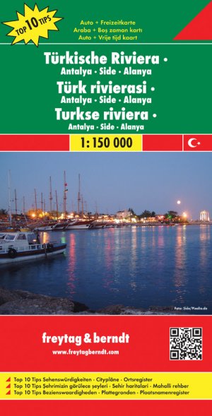 ISBN 9783707907698: Türkische Riviera - Antalya - Side - Alanya - 1:150000