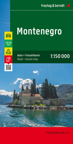 ISBN 9783707910599: Montenegro, Autokarte 1:150.000, Top 10 Tips