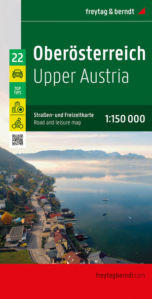 ISBN 9783707921670: Oberösterreich, Straßen- und Freizeitkarte 1:150.000, freytag & berndt – Mit Infoguide, Top Tips, Innenstadtpläne, Radrouten