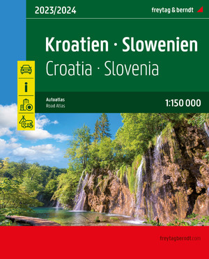 ISBN 9783707922042: Kroatien - Slowenien, Autoatlas 1:150.000, freytag & berndt - Straßenatlas mit Spiralbindung