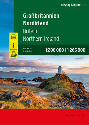 ISBN 9783707922592: Großbritannien - Nordirland, Autoatlas 1:200.000 - 1:266.000, freytag & berndt - Straßenatlas mit Spiralbindung, Camping- und Stellplätze, Freizeitinfos