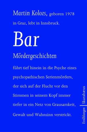 ISBN 9783708232379: Bar - Mördergeschichten