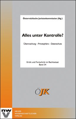 ISBN 9783708306186: Alles unter Kontrolle? - Überwachung - Privatsphäre - Datenschutz