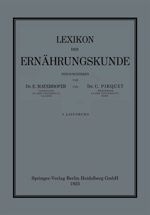 ISBN 9783709121252: Lexikon der Ernährungskunde