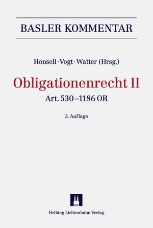 ISBN 9783719025250: Obligationenrecht II - Art. 530-1186 OR