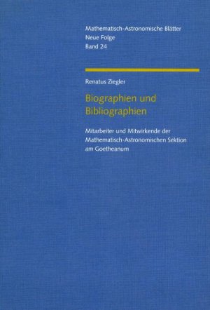 ISBN 9783723511121: Biographien und Bibliographien