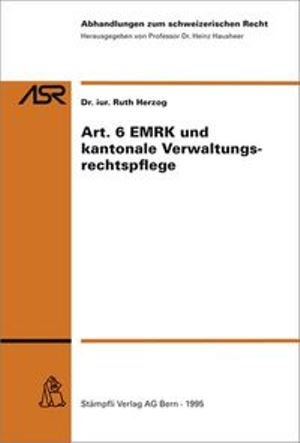 ISBN 9783727202148: Artikel EMRK und kantonale Verwaltungsrechtspflege