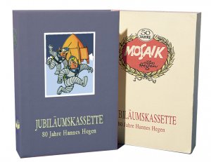 gebrauchtes Buch – Hannes Hegen (Herausgeber) Lothar Dräger  – Reprintmappe des Mosaik / Jubiläumskassette III - 80 Jahre Hannes Hegen: Hefte 25-36 und Hegen-Sonderbeilage: Karneval in Venedig Hannes Hegen (Herausgeber) Lothar Dräger (Autor)