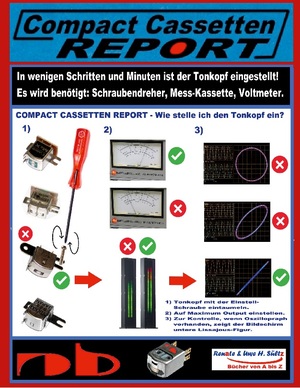 neues Buch – Sültz, Uwe H. – COMPACT CASSETTEN REPORT - Azimut - Wie stelle ich den Tonkopf ein? / Azimut-Einstellung mit den altbewährten- und modernen Hilfsmitteln.