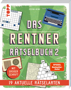 ISBN 9783735853356: Das Rentner-Rätselbuch 2 - 19 aktuelle Rätselarten mit Nostalgie-Effekt | Wunderschön gestaltete Rätsel. Mit großer Schrift! | Stefan Heine | Taschenbuch | 160 S. | Deutsch | 2024 | frechverlag GmbH