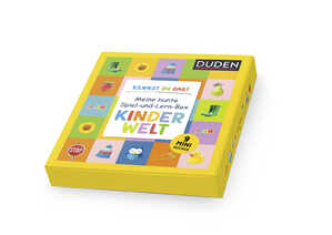 ISBN 9783737334464: Duden 12+ Kennst du das? Meine bunte Spiel-und-Lernbox: Kinderwelt – 9 Mini-Bücher in einer Box