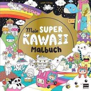 gebrauchtes Buch – Mayumi Jezewski – Mein super Kawaii - Malbuch: Süße Tiere und Figuren zum Ausmalen - Der Trend aus Japan