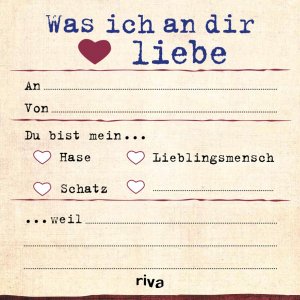 ISBN 9783742302045: Was ich an dir liebe – Klebezettel