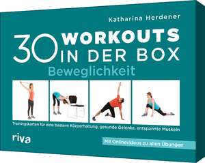 neues Buch – Katharina Herdener – 30 Workouts in der Box - Beweglichkeit