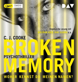 ISBN 9783742404503: Broken Memory – Ungekürzte Lesung mit Wolfram Koch, Rike Schmid u.a. (1 mp3-CD)