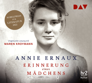 ISBN 9783742407634: Erinnerung eines Mädchens. Ungekürzte Lesung mit Maren Kroymann. 4 CDs * Laufzeit ca. 4 h 22 min. Aus dem Französischen von Sonja Finck. Sprecherin: Maren Kroymann. Regie: Marlene Breuer. Produktion: Hessischer Rundfunk / Der Audio Verlag, Berlin.