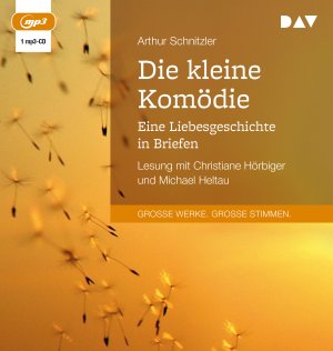 ISBN 9783742418470: Die kleine Komoedie. Eine Liebesgeschichte in Briefen, 1 Audio-CD, 1 MP3