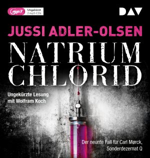 neues Hörbuch – Jussi Adler-Olsen – NATRIUM CHLORID. Der neunte Fall für Carl Mørck, Sonderdezernat Q | Ungekürzte Lesung mit Wolfram Koch | Jussi Adler-Olsen | MP3 | 2 Audio-CDs | Deutsch | 2021 | Der Audio Verlag | EAN 9783742420435