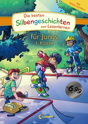 ISBN 9783743206496: Die besten Silbengeschichten zum Lesenlernen für Jungs 1. Klasse – Erstlesebuch mit farbiger Silbentrennung für Grundschüler ab 6 Jahre