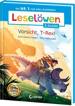 ISBN 9783743218185: Leselöwen 2. Klasse - Vorsicht, T-Rex! – Die Nr. 1 für den Leseerfolg - Mit Leselernschrift ABeZeh - Erstlesebuch für Kinder ab 7 Jahren