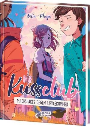 neues Buch – Beka – Der Kuss Club (Band 2) - Milchshakes gegen Liebeskummer | Freundschaft ist stärker als Liebeskummer - Perfektes Comic-Buch für Pre-Teens | Beka | Buch | Der Kussclub | 96 S. | Deutsch | 2024 | Loewe