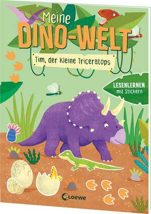 ISBN 9783743220522: Meine Dino-Welt - Tim, der kleine Triceratops | Lesenlernen mit Stickern - Zum Vor- und ersten Selberlesen für Kinder ab 5 Jahren | Sonja Fiedler-Tresp | Broschüre | 16 S. | Deutsch | 2025 | Loewe