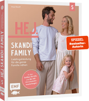 ISBN 9783745918113: Hej. Skandi-Family – Band 5 – Lieblingskleidung für die ganze Familie nähen - aus Webware, Baumwollstoffen, Musselin und Co. – In den Größen XS bis XXL und 86 bis 140 – Mit 6 Schnittmusterbogen