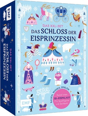 neues Buch – Marnie Willow – Das XXL-Set - Das Schloss der Eisprinzessin | Bastel dein märchenhaftes 3D-Schloss mit zauberhaften Prinzessinnen und fantastischen Begleitern, mit Spielfiguren und Sachbuch - Bauen, Wissen, Spielen