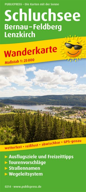 ISBN 9783747302149: Schluchsee, Bernau - Feldberg - Lenzkirch – Wanderkarte mit Einkehr- und Freizeittipps, Tourenvorschlägen und Straßennamen, wetterfest, reißfest, abwischbar, GPS-genau. 1:25000