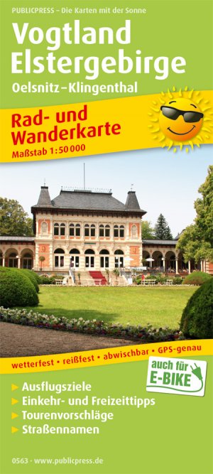 ISBN 9783747305638: Vogtland - Elstergebirge - Rad- und Wanderkarte mit Ausflugszielen, Einkehr- & Freizeittipps Tourenvorschlägen und Straßennamen, wetterfest, reißfest, abwischbar GPS-genau. 1:50000