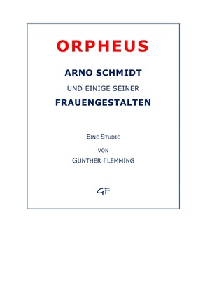 neues Buch – Günther Flemming – Orpheus