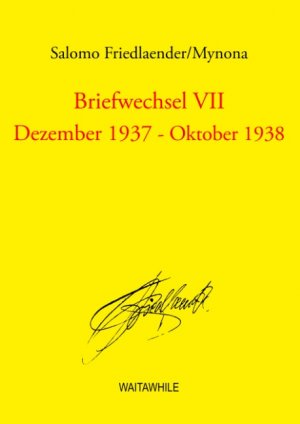 ISBN 9783750415614: Briefwechsel VII – Dezember 1937 - Oktober 1938