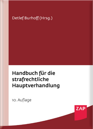 ISBN 9783750800175: Handbuch für die strafrechtliche Hauptverhandlung