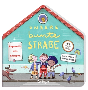 gebrauchtes Buch – Unsere bunte Straße Pappbilderbuch Mängelexemplar von Maria Höck