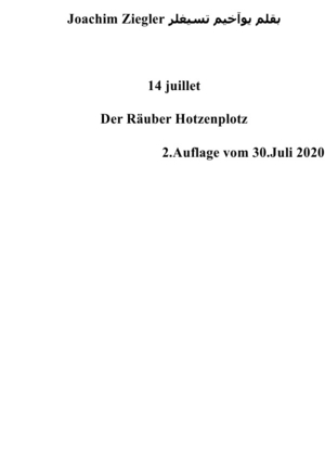 ISBN 9783752981360: 14 juillet Der Raeuber Hotzenplotz