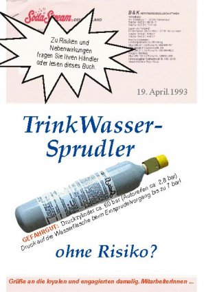 ISBN 9783753458274: Trinkwassersprudler - ohne Risiko?