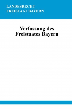 ISBN 9783754909751: Verfassung des Freistaates Bayern