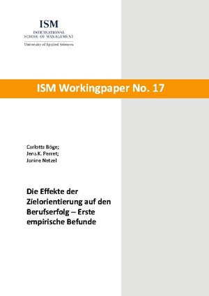 ISBN 9783755797593: Die Effekte der Zielorientierung auf den Berufserfolg - Erste empirische Befunde