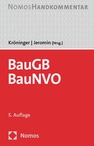 gebrauchtes Buch – Holger Kröninger – Baugesetzbuch, Baunutzungsverordnung: BauGB, BauNVO: Handkommentar