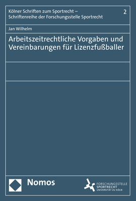 ISBN 9783756003556: Arbeitszeitrechtliche Vorgaben und Vereinbarungen für Lizenzfußballer