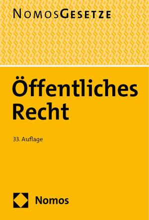 ISBN 9783756009565: Öffentliches Recht / Textsammlung - Rechtsstand: 21. August 2024 (BGBl. I Nr. 266)