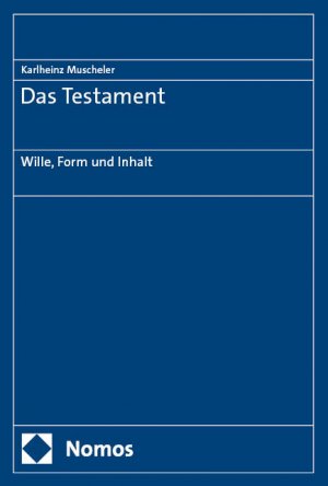 ISBN 9783756029860: Das Testament – Wille, Form und Inhalt