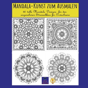 ISBN 9783756210701: Mandala-Kunst zum Ausmalen – 40 tolle Mandala Designs für den angenehmen Stressabbau für Erwachsene