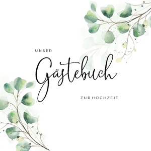 ISBN 9783756240227: Gästebuch zur Hochzeit – Gästebuch mit Fragen zum Brautpaar im Eukalyptus Design