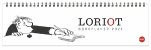 ISBN 9783756400881: Loriot Büroplaner 2024. Humorvoller Tischkalender für mehr Organisation am Arbeitsplatz. Tischquerkalender mit Spiralbindung. Witziger Kalender für den Schreibtisch. 32 x 9 cm. (Loriot Kalender)