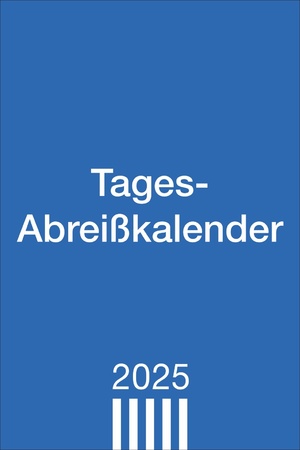 ISBN 9783756408023: Tagesabreisskalender gross 2025